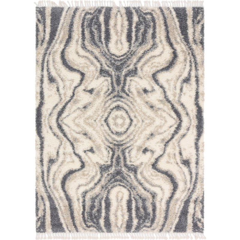 Mitzy Ikat Indoor Rug, Rectangle 9' x 12'2"