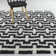 Tapis crème / noir Cristofaro