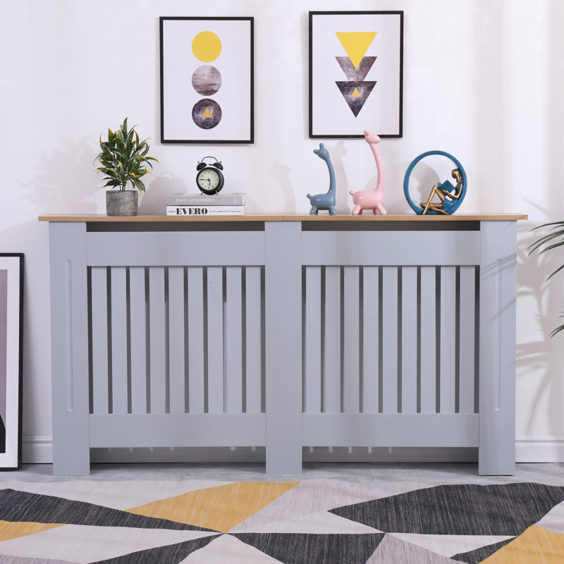 Oberwise Radiator Cover, 82cm H x 152cm W x 19cm D