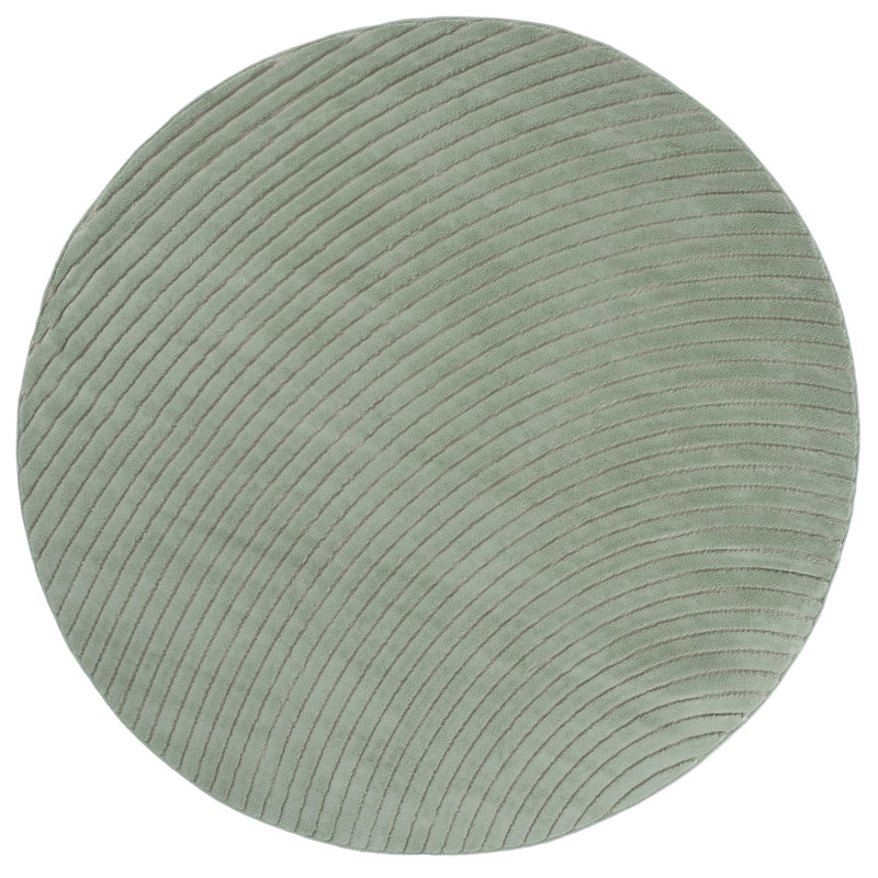 Alis Geometric Area Rug, Round 201 X 201cm