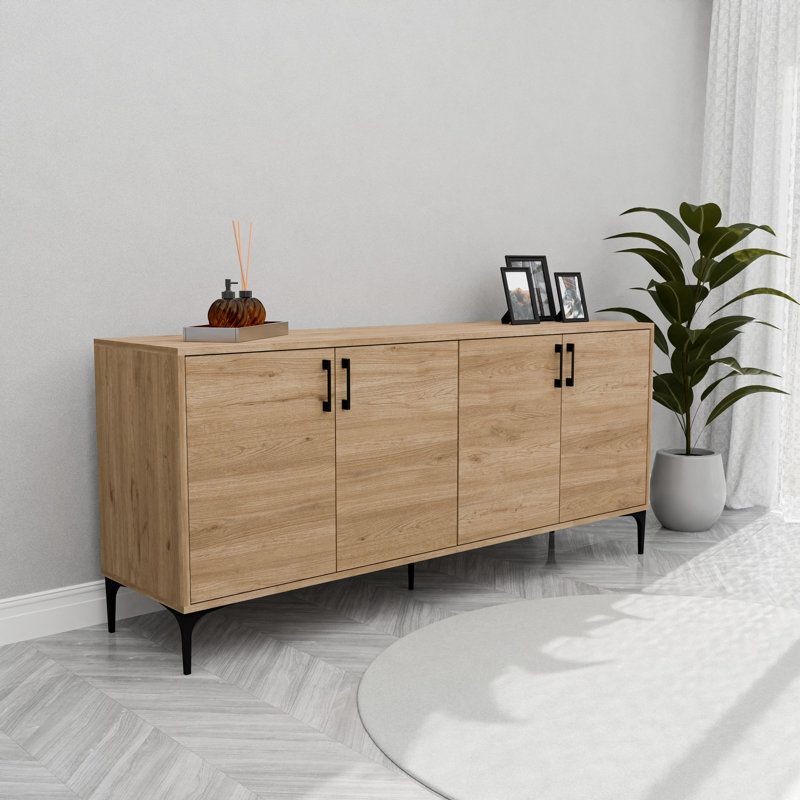 Mezza 80cm Sideboard, Oak