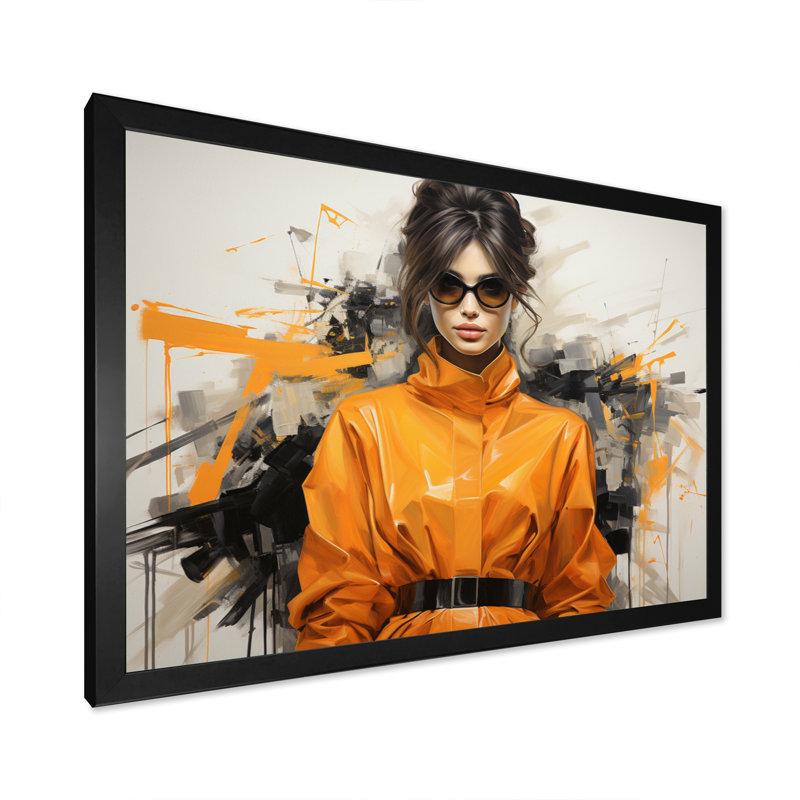 Fashion Infinite Style - Imprimé, Cadre simple noir, H 16 po x l 32 po x P 1 po