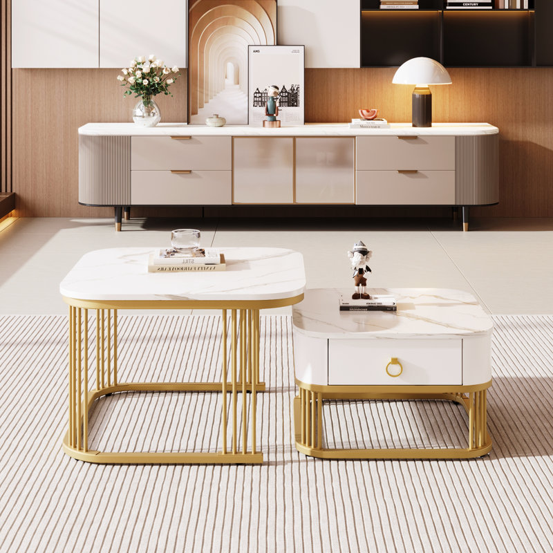 Allyse 2 - Piece Living Room Table Set