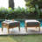 Malena Teak Outdoor Ottoman With Cushion