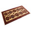 Tapis oriental vintage tribal beige et rouge 3X6 Vintage