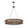 Heiress 8-Light Chandelier in Patinated Bronze by Breegan Jane