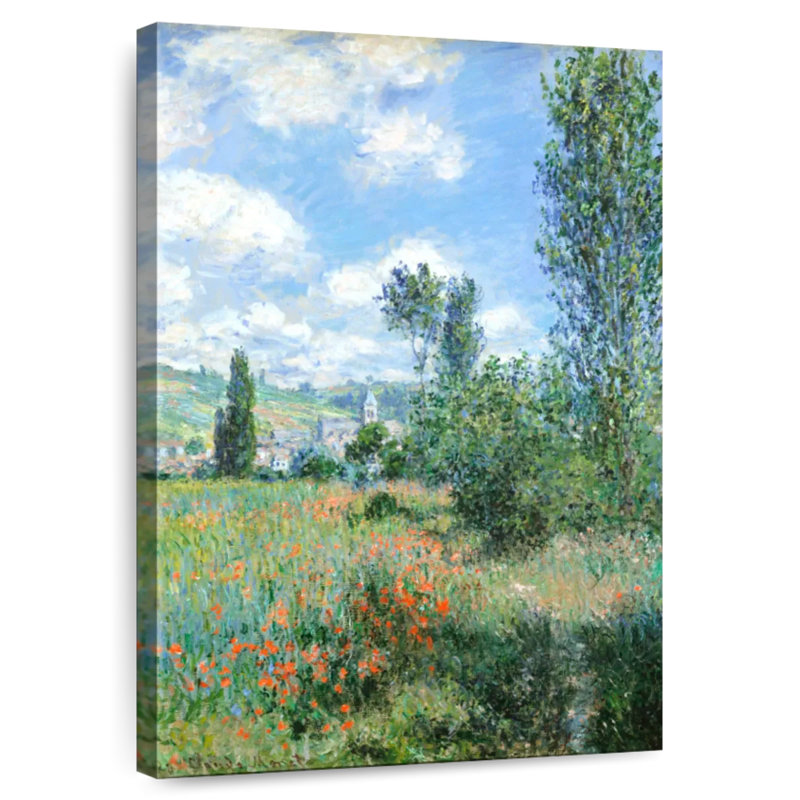 Alvord vue de Vetheuil I 1880, H 45 po x l 30 po