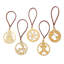 0.02'' Handmade Geometric Shapes Fabric Holiday Shaped Ornament