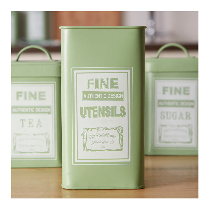 Metal Utensil Crock