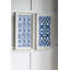 Ensemble de 2 décorations murales bleues 12,5 "x 24,5" 12,5 "x 24,5"