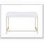 Bureau Ottey blanc brillant et doré