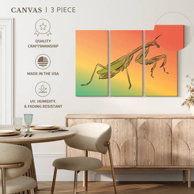 Outline Of Praying Mantis