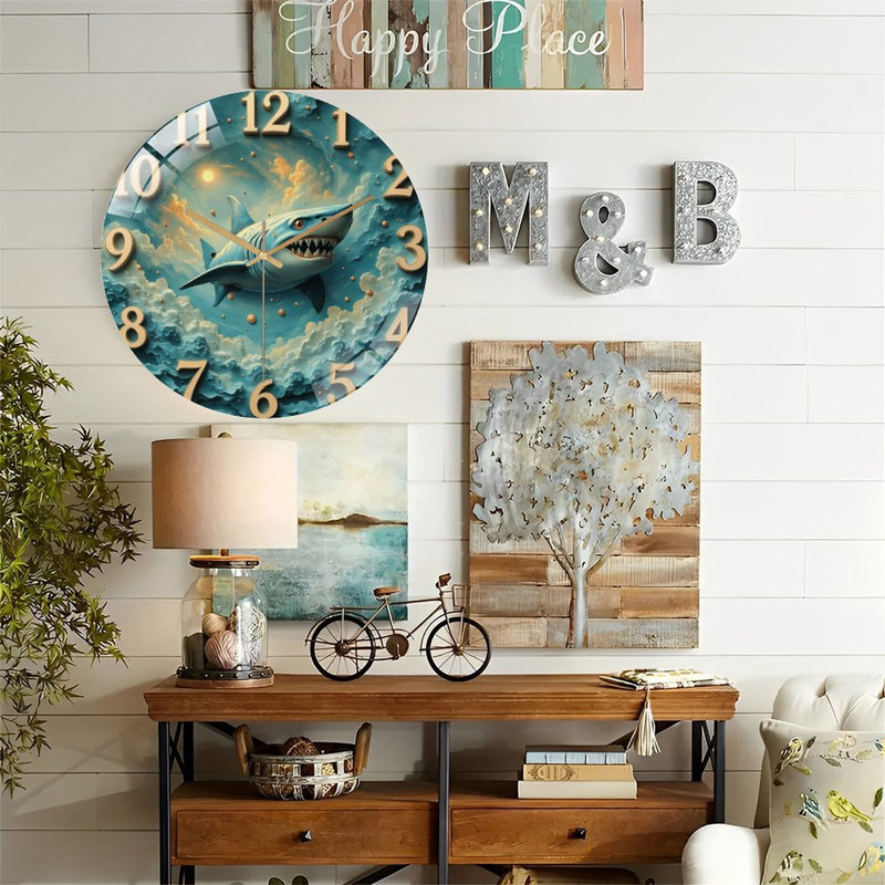 Horloge murale SharkThema