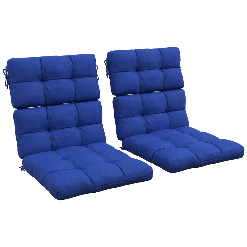 Coussin 2 pièces Red Barrel Studio®, Bleu