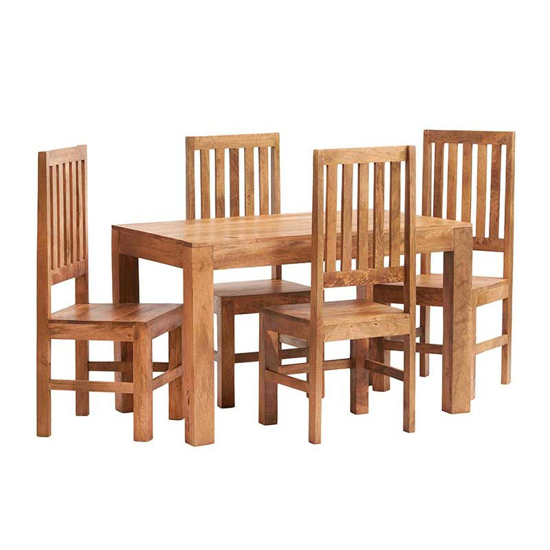 Adeliza Solid Wood Slat Back Side Chair