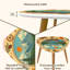 Ensemble de 2 tables basses gigognes Triangle
