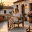 Chaise d'extérieur en bois massif Yulita-897214199