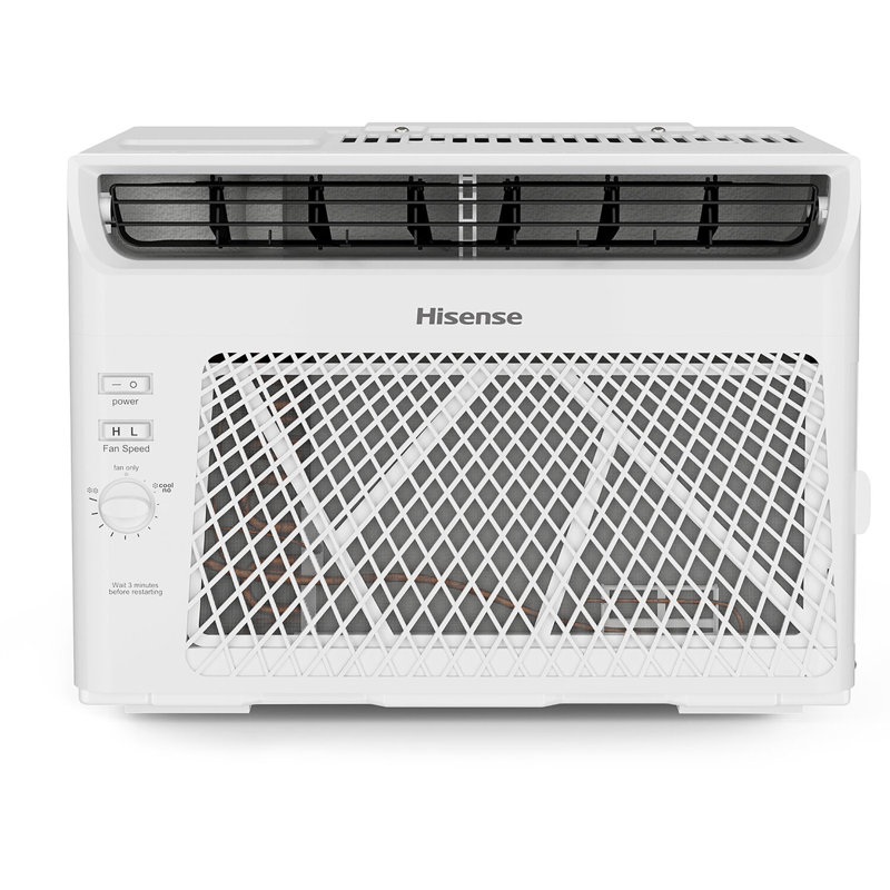 White 5,000 BTU Window Air Conditioner with Mechanical Controls