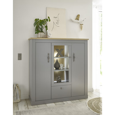 Grubb 138 Cm Wide 1 Drawer Highboard