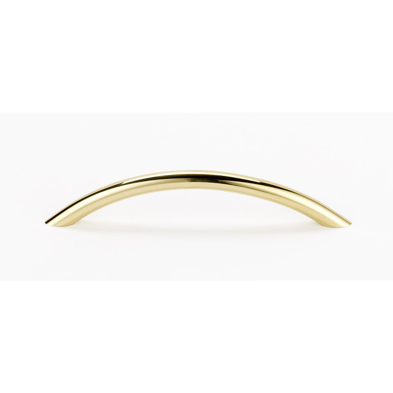 Poignée arquée Pull III, Laiton poli, 5"