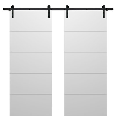 Planum Flush Wood Barn Doors