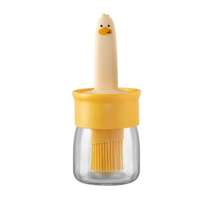 Bouteille d'eau Bouteille d'huile pour barbecue Brosse à bouteille Brosse à huile en verre avec brosse