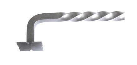 Twist Appliance pull, Patina Black, 12" Center to Center