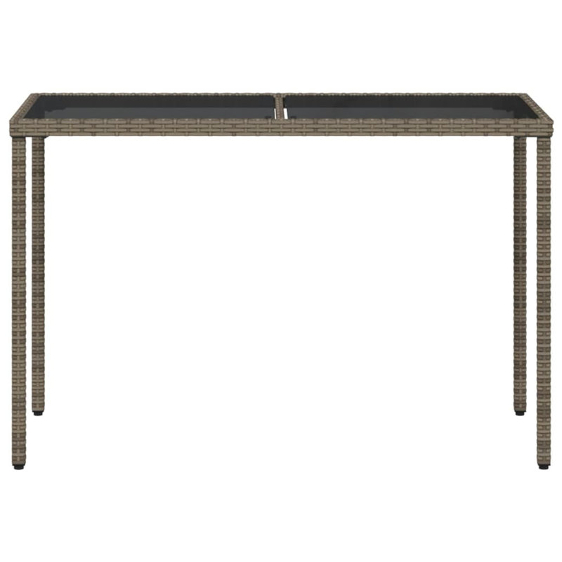 Pereno Rectangular Outdoor Dining Table , 115cm cm W 54cm cm D, Grey