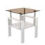 Ensemble de 2 tables à thé modernes en verre trempé (table incluse seulement)-480167493-480167494