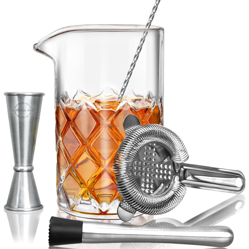 Ensemble de 5 outils de bar en acier inoxydable 304