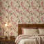 Papier peint floral oiseaux traditionnels
