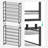 12 Tier Metal Shoe Rack, with Adjustable Flat or Angled Shelves, Set of 2, 6-Tier Stackable Shelf-913202059