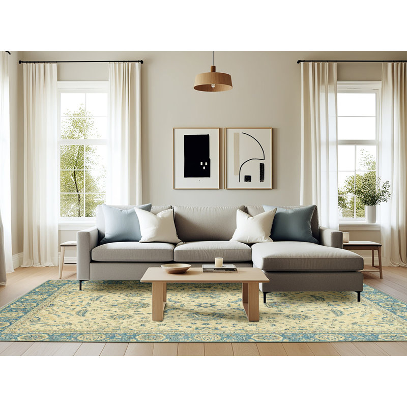 Abstract Indoor Rug, Rectangle 6' x 9'