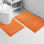 Ensemble de 2 tapis de salle de bain en chenille moelleux et moelleux