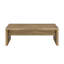 Table basse rectangulaire en bois d'ingénierie, manguier
