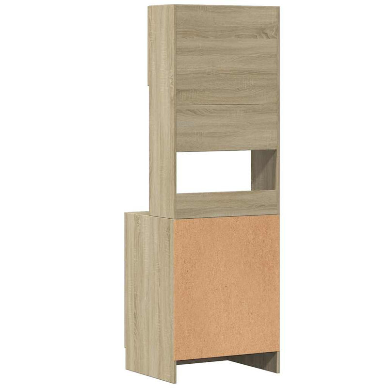 Kitchen Cabinet 60X50x180 Cm Engineered Wood, Sonoma Oak