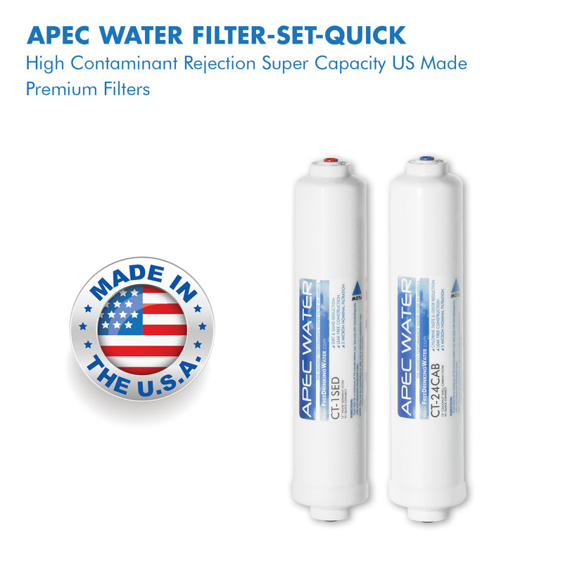 Double Capacity Replacement Filter Set for Reverse Osmosis Systems