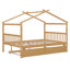 Lit en bois avec lit gigogne simple-118550666-118550669