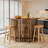 Stylish Bar Table,Arc-Shaped Bar Cabinet,Coffee Table