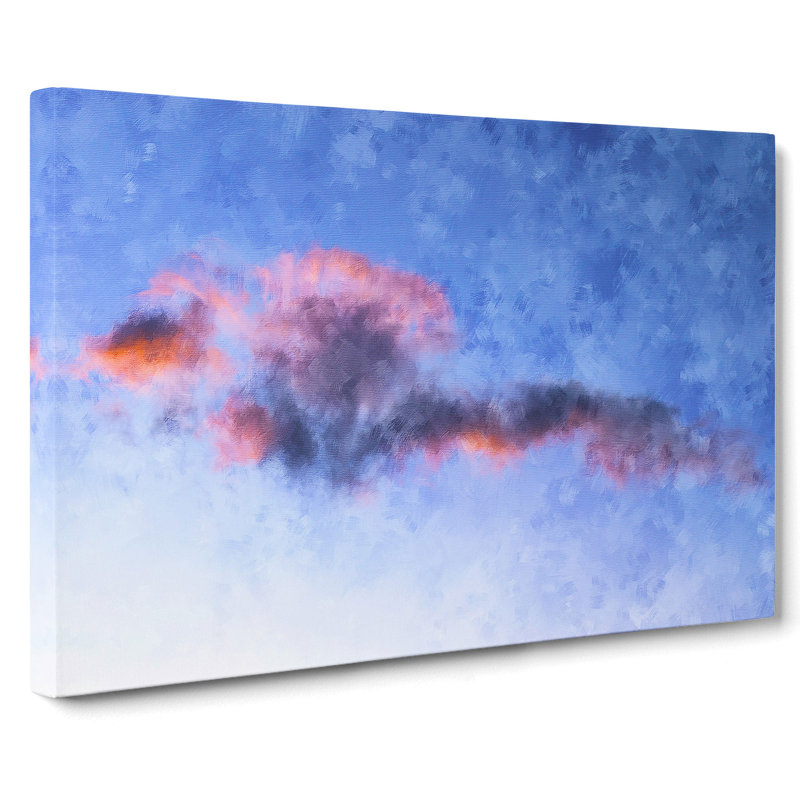 Cloud Art - Wrapped Canvas Painting, 35cm H x 50cm W x 3cm D