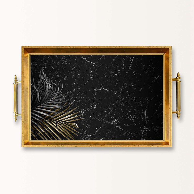 Élégant plateau de service en verre 19,7 x 11,4 x 1,4 pouces | 100% verre de haute qualité | Parfait pour recevoir et servir | Conception élégante et fonctionnelle pour la maison et les fêtes | Durable et facile à nettoyer