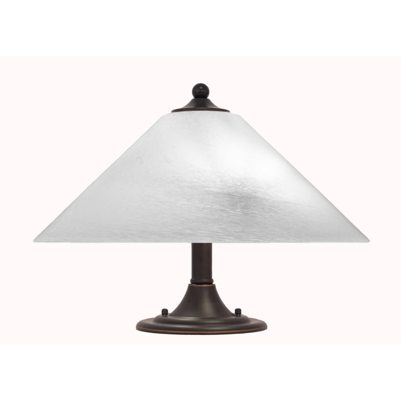 Semi-Flush 2 Bulbs Shown With 16" Glass, Dark Granite