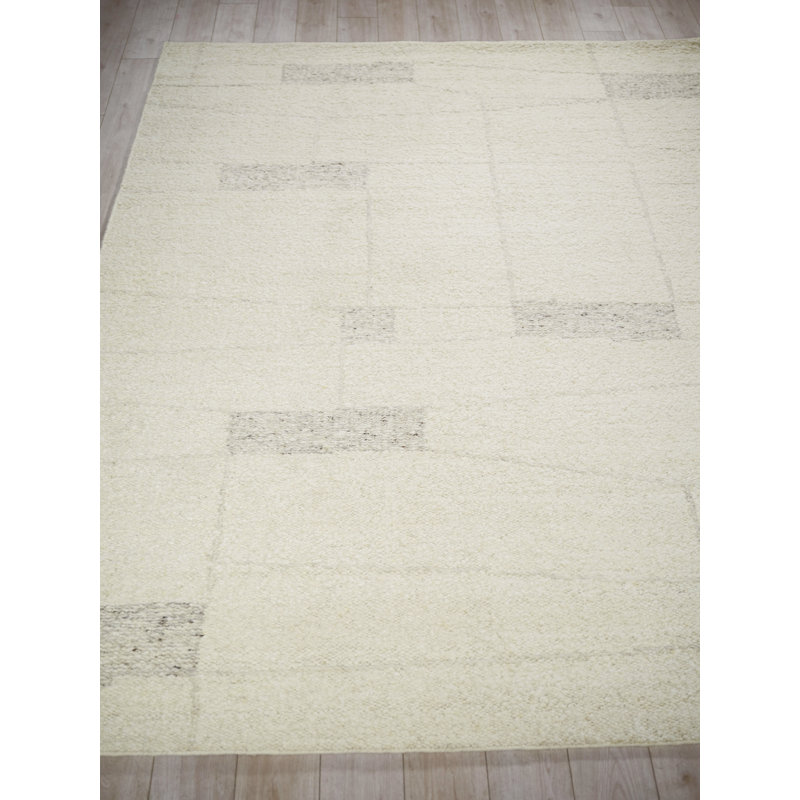 Kokomo Flatweave Wool Area Rug in Gray, Rectangle 12' x 15'