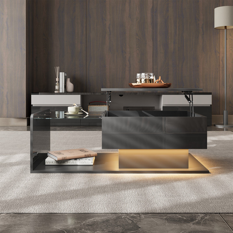 Lift Top Coffee Table with Storage