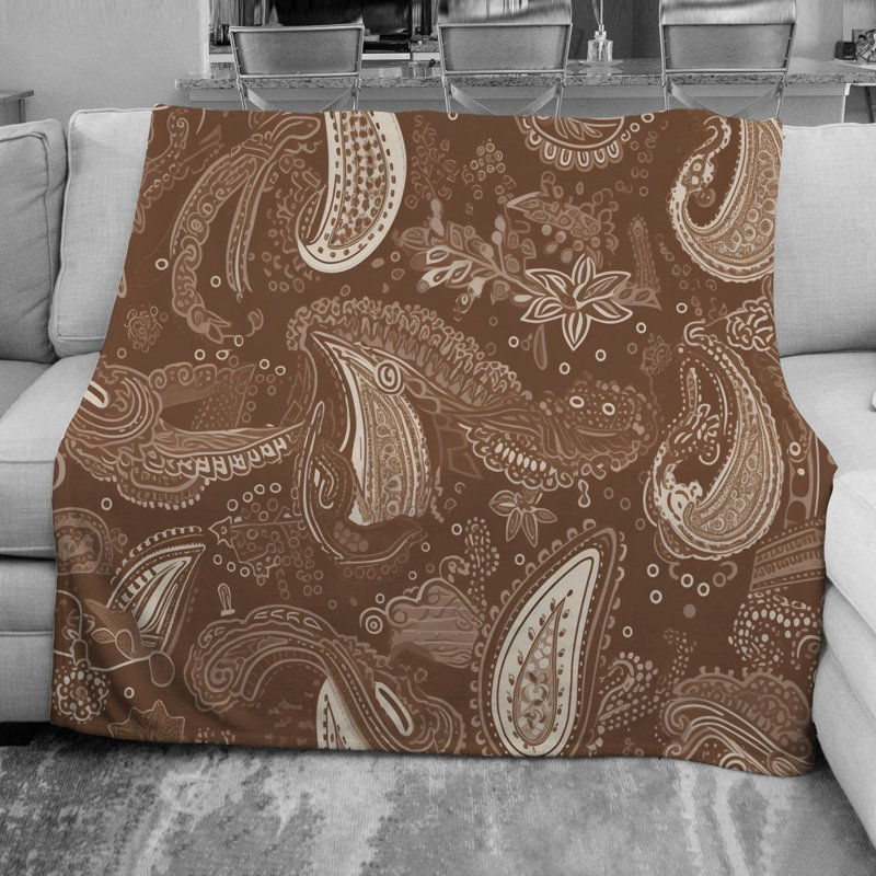 Jeté Paisley, L 51 po x L 60 po