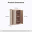 Armoire de rangement murale de 24 po en bois au-dessus de la toilette avec tablettes réglables