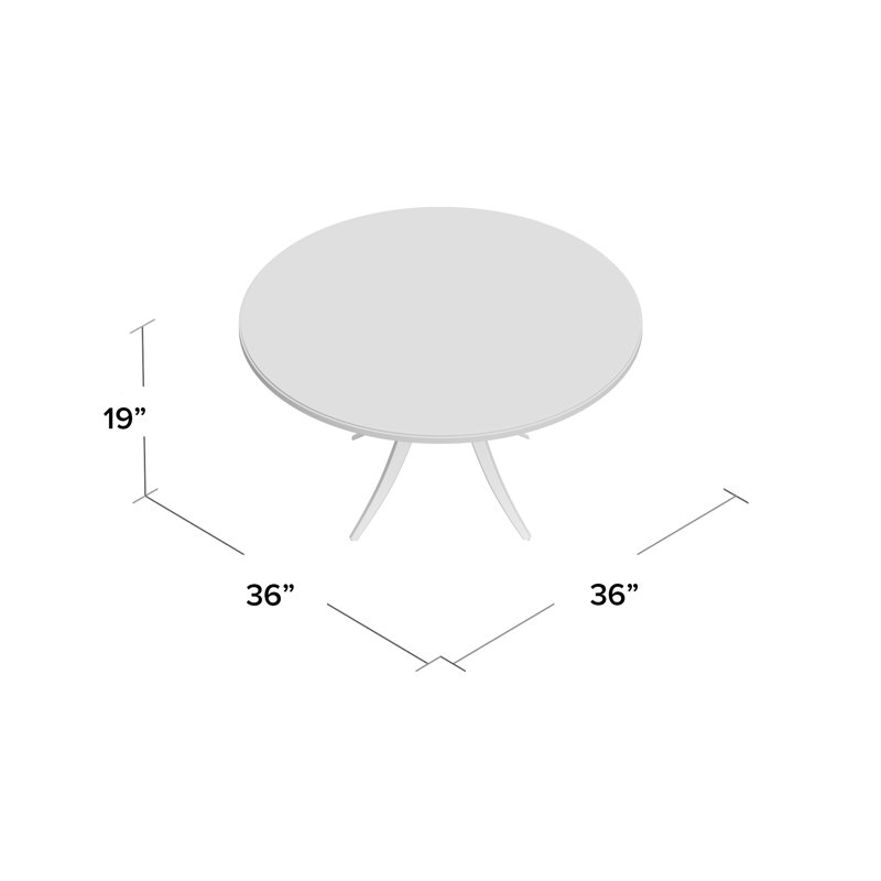 Signature Designs Crystal Stone Cocktail Table, White