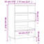 Linntown 90cm H x 57cm W Standard Bookcase-120876263