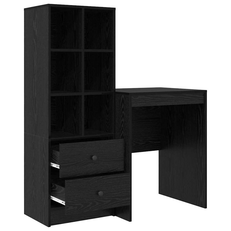 60cm Sideboard, Black Oak