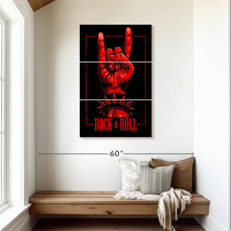 Abarca Red Rock N Roll, H 45 po x l 28 po
